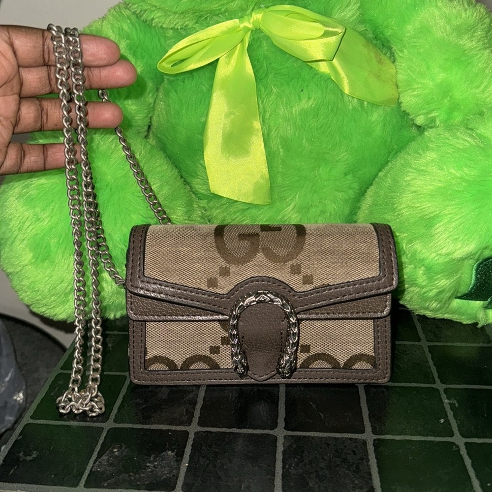 Brown Gucci bag